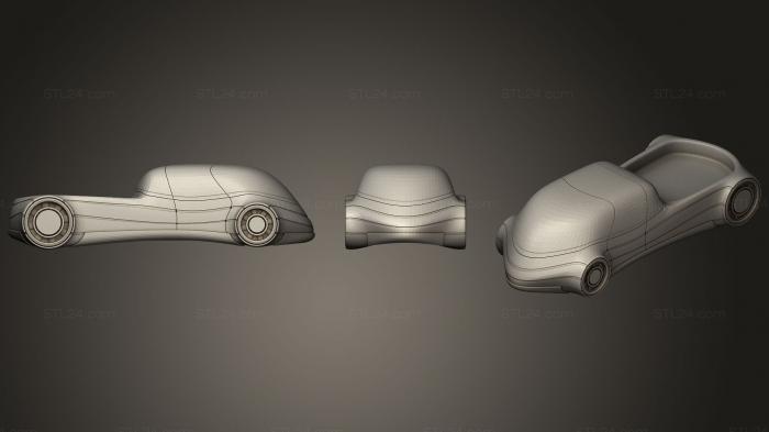 Автомобили и транспорт (Автомобиль будущего 28, CARS_0175) 3D модель для ЧПУ станка